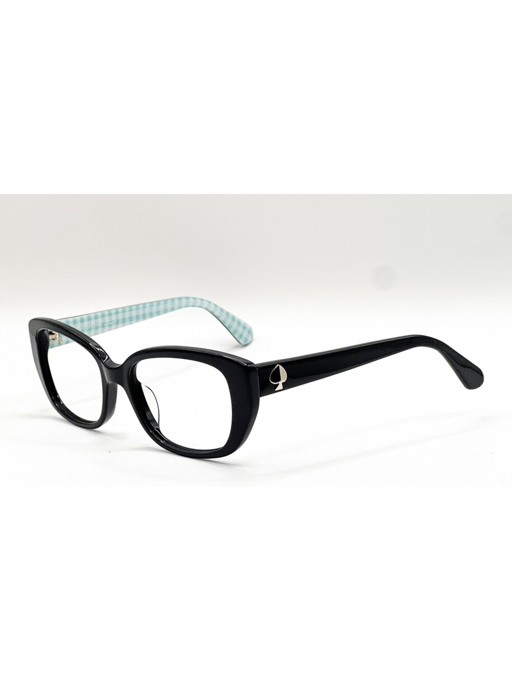 Kate Spade Kenzie G S 7ZJ9O Black Green Rectangle Eyeglass Frames 53-18-140